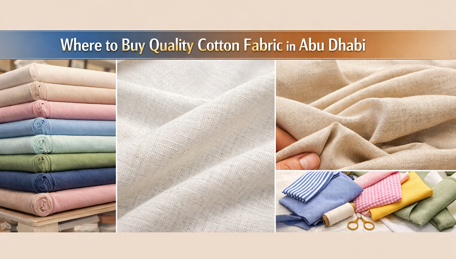 Plain Cotton Fabric in Abu Dhabi: Where to Buy Quality Cotton