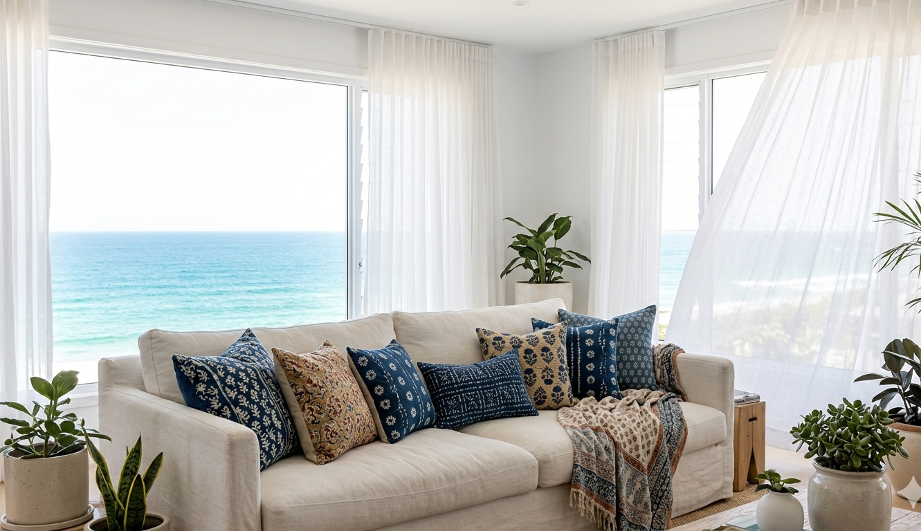  Handmade Indian Textiles Fit the Australian Coastal & Boho Aesthetic