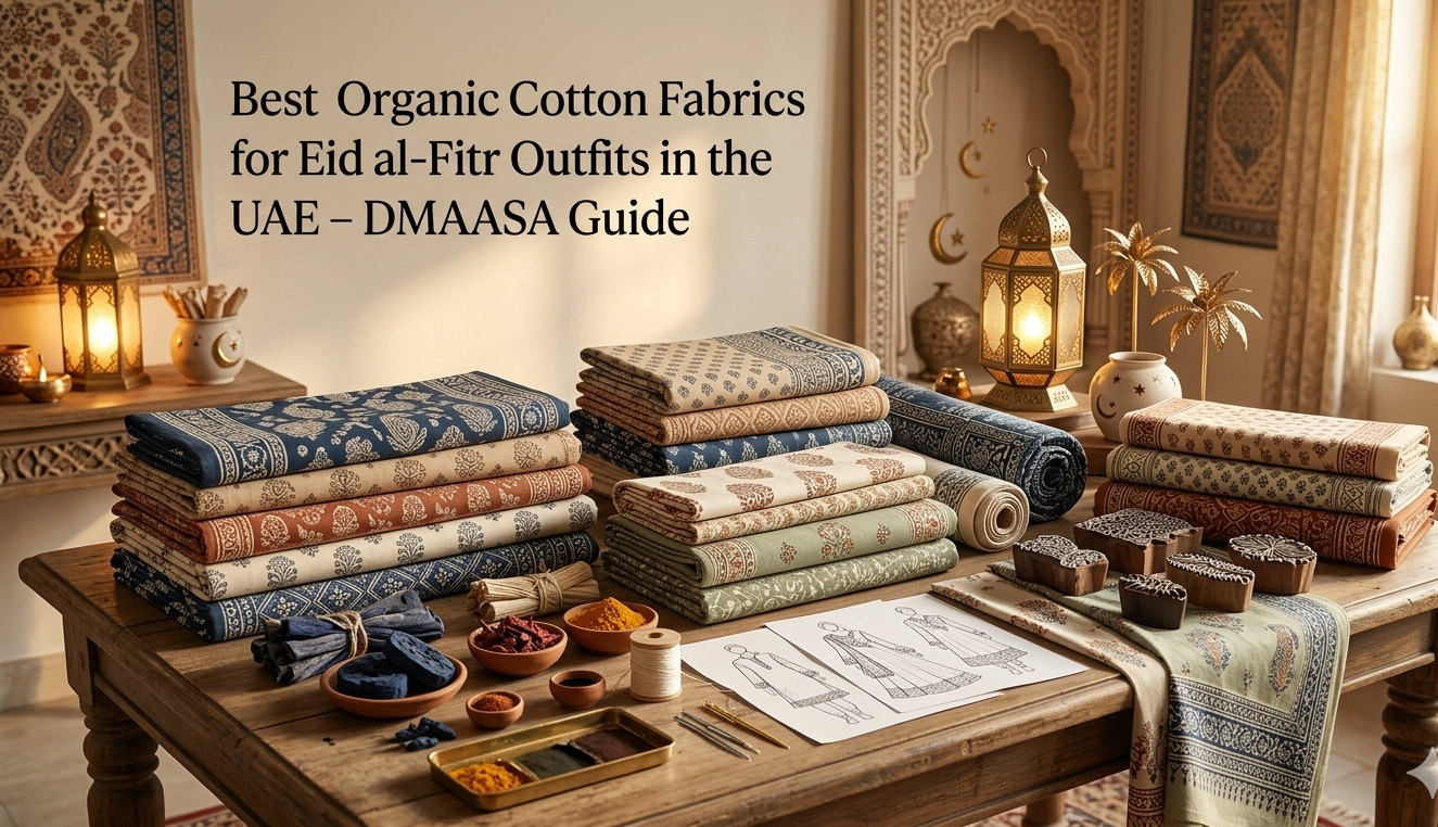 Best Organic Cotton Fabrics for Eid al-Fitr Outfits in the UAE – DMAASA Guide