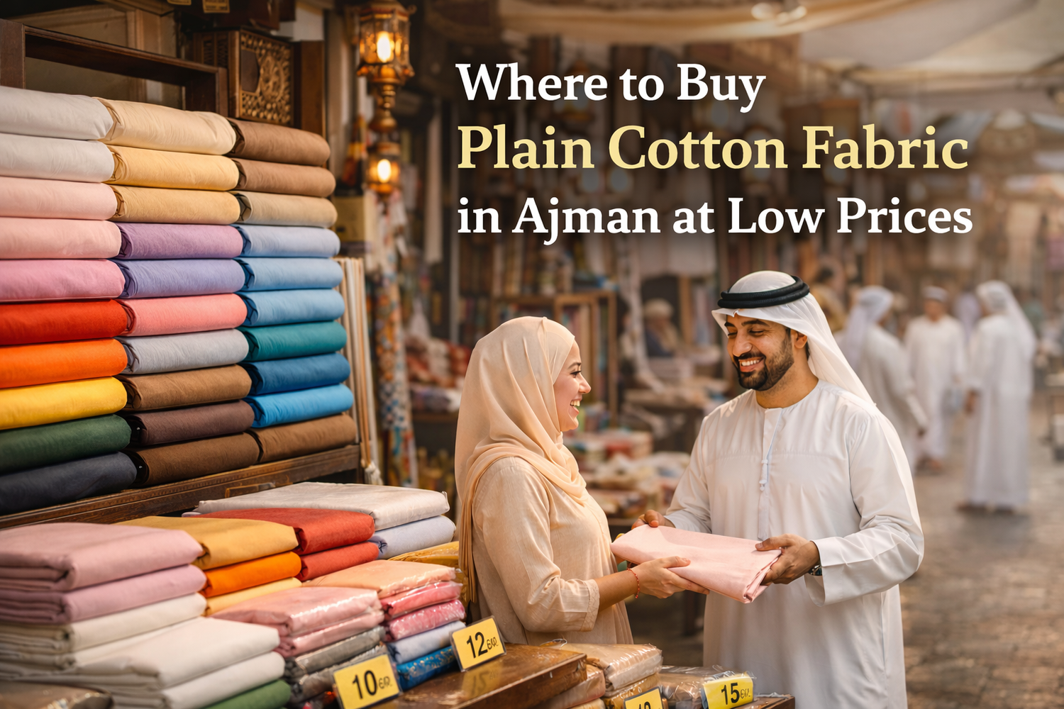 Where to Buy Plain Cotton Fabric in Ajman at Low Prices