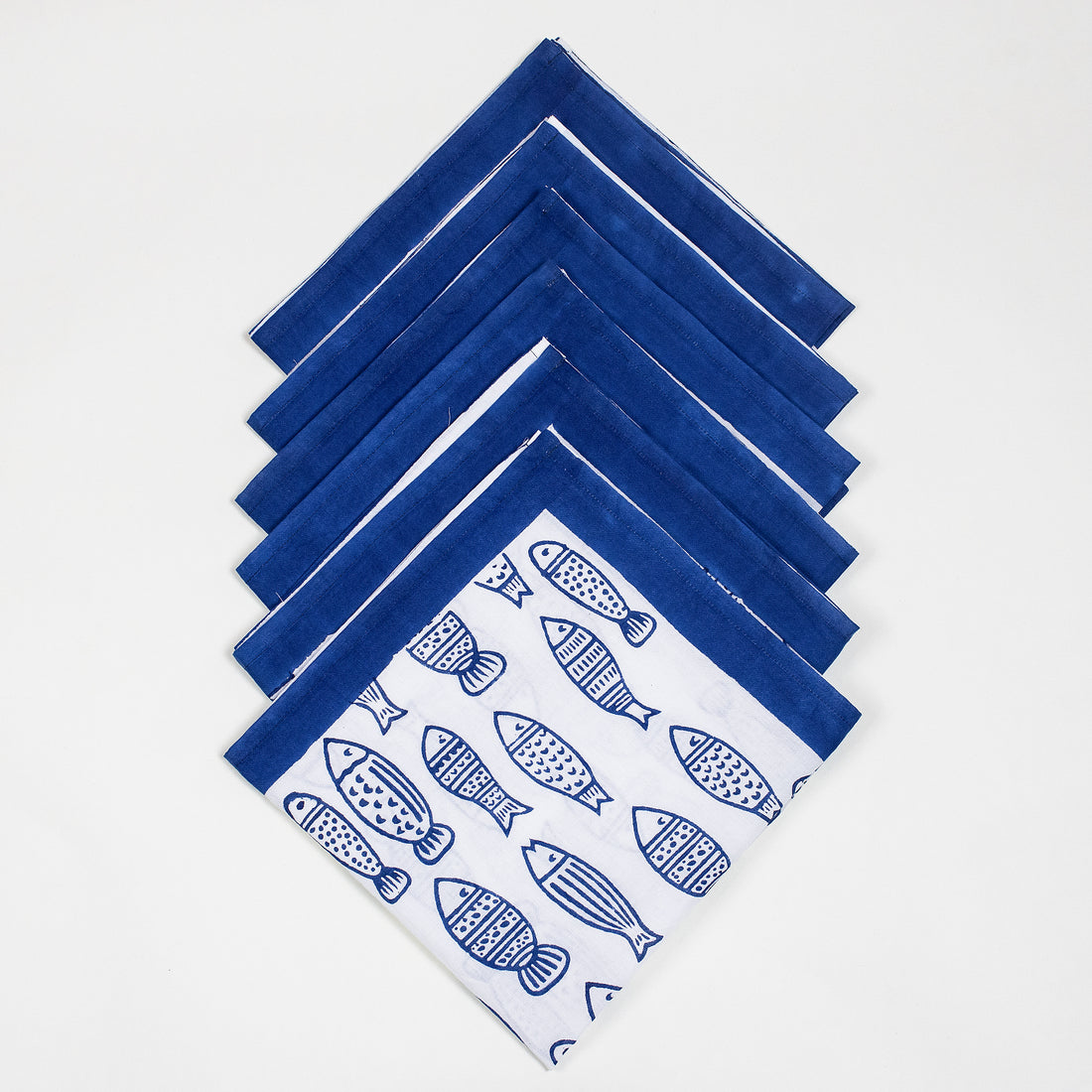 Animal Hand Blocked Printed Cotton Kitchen Napkin Cloth