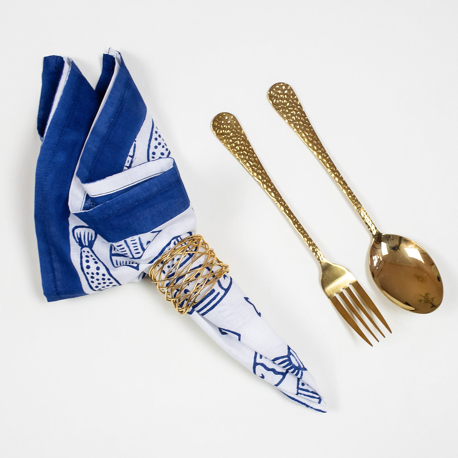 Animal Hand Blocked Printed Cotton Kitchen Napkin Cloth