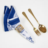 Animal Hand Blocked Printed Cotton Kitchen Napkin Cloth