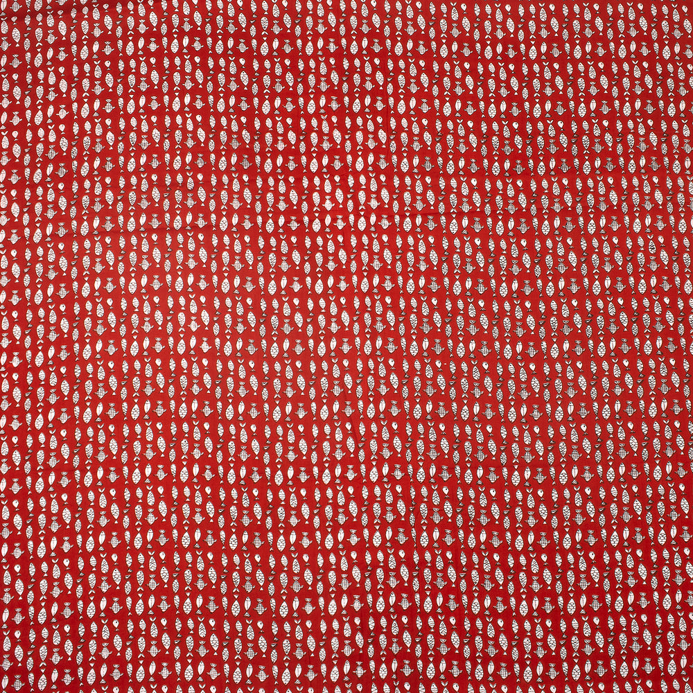 Animal Print Jaipuri Hand Block Print Fabric