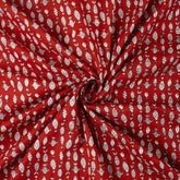 Animal Print Jaipuri Hand Block Print Fabric