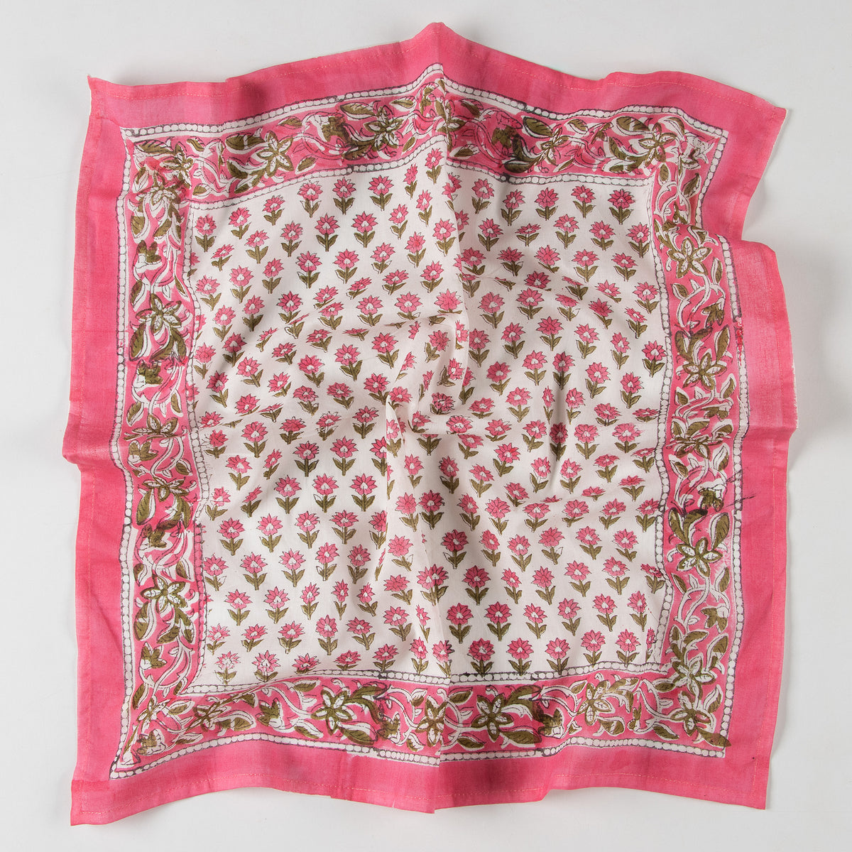 New Trendy Booti Printed Indian Pure Cotton Head bandana for Men and Women