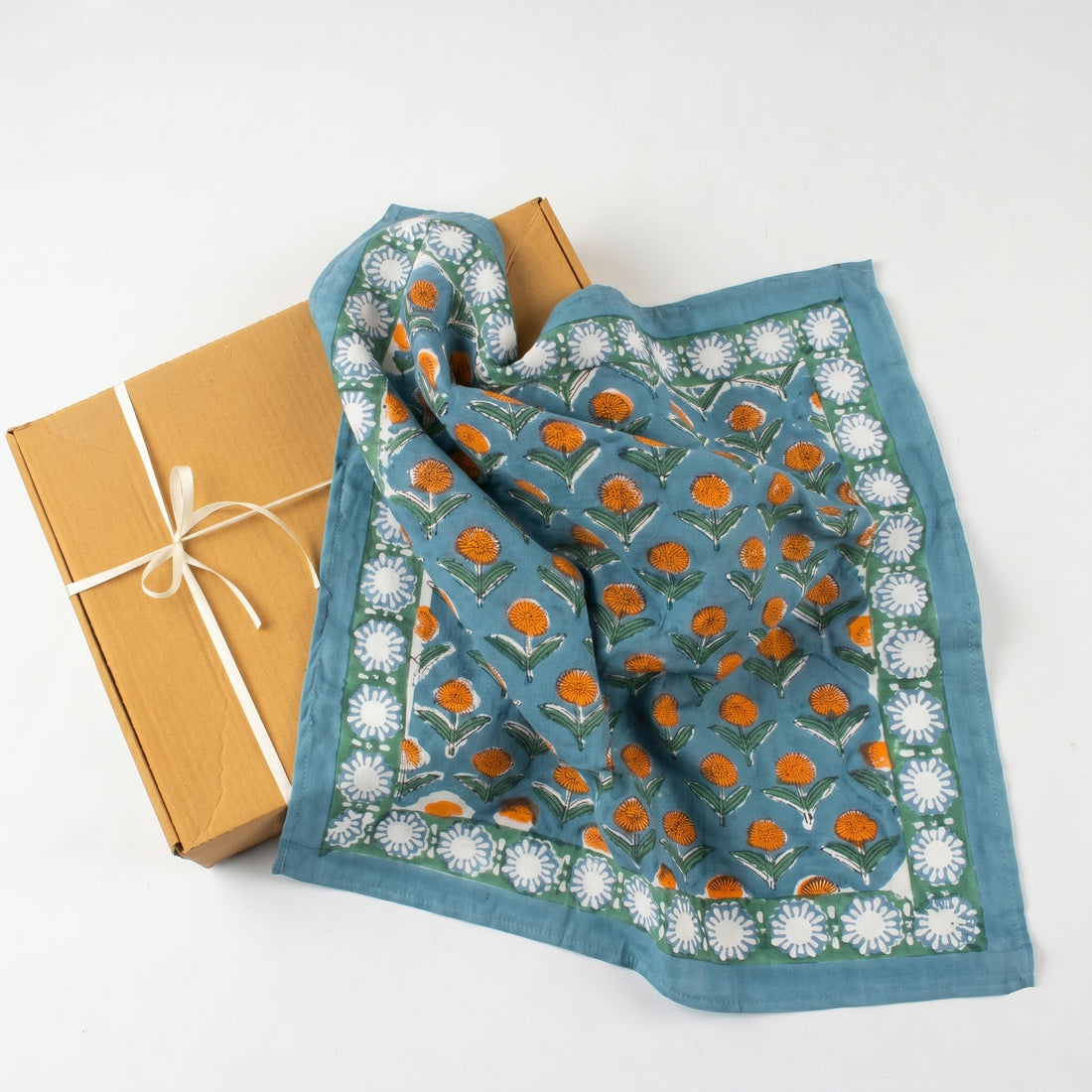Green Booti Beautiful Cotton Hair Bandana For Men and Women