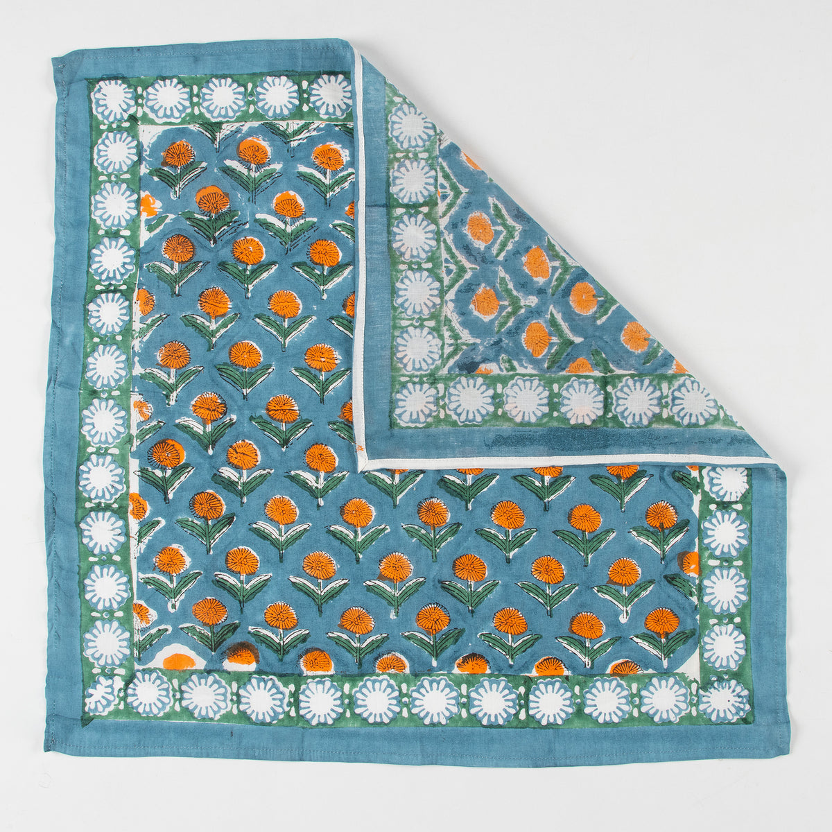 Green Booti Beautiful Cotton Hair Bandana For Men and Women