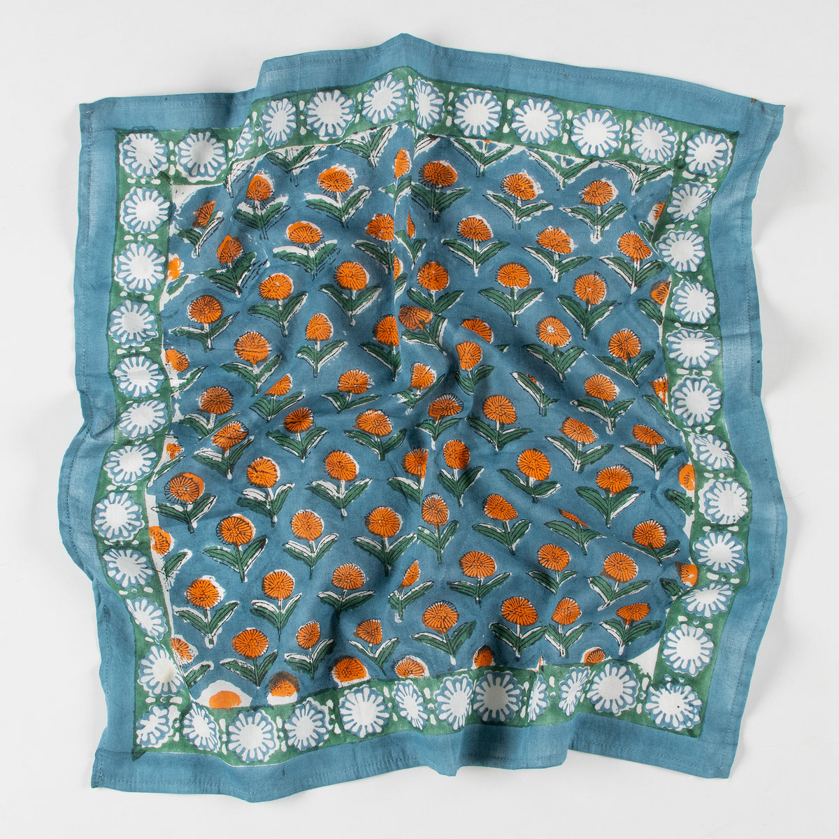 Green Booti Beautiful Cotton Hair Bandana For Men and Women