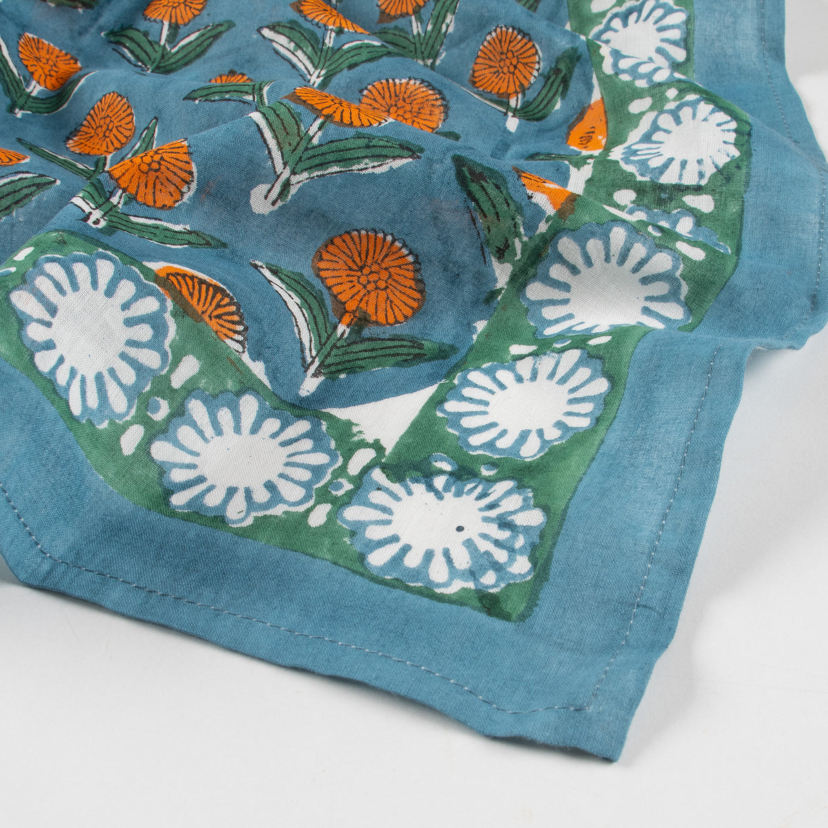 Green Booti Beautiful Cotton Hair Bandana For Men and Women