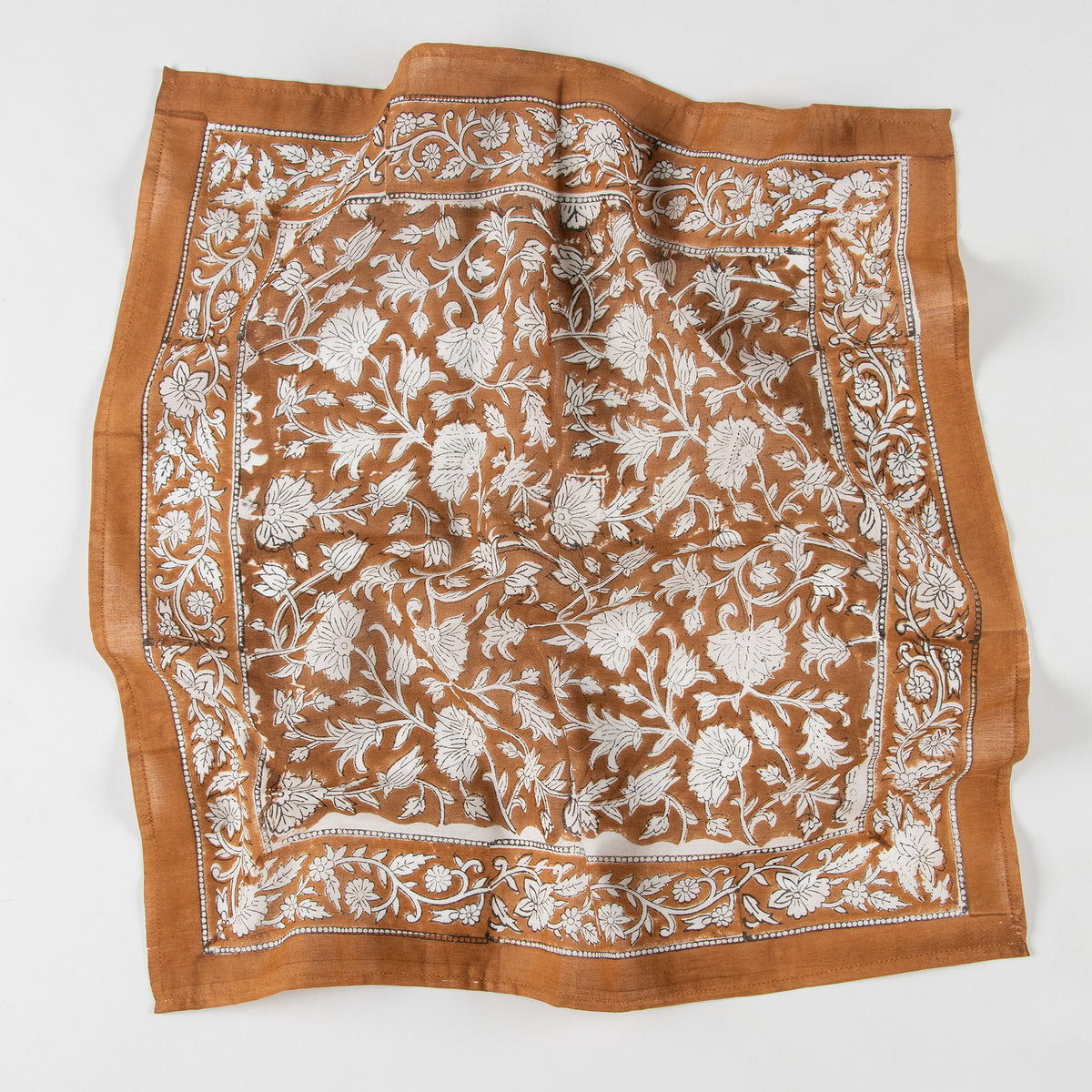 Beautiful Pure Cotton Hand Block Floral Printed Head Bandana