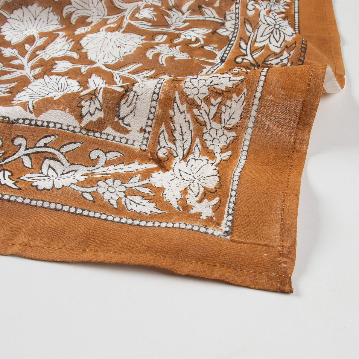 Beautiful Pure Cotton Hand Block Floral Printed Head Bandana