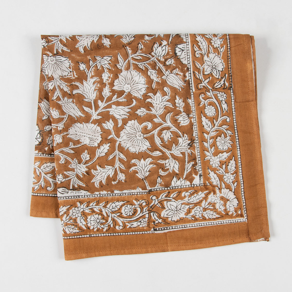 Beautiful Pure Cotton Hand Block Floral Printed Head Bandana