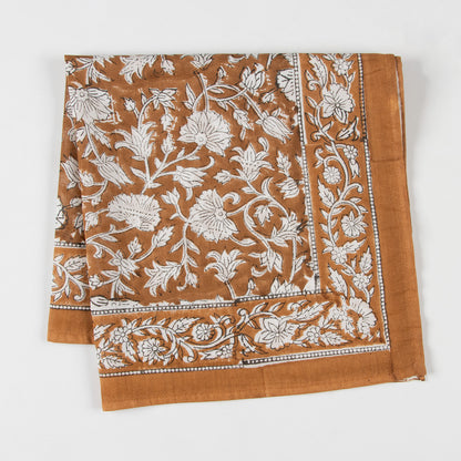 Beautiful Pure Cotton Hand Block Floral Printed Head Bandana