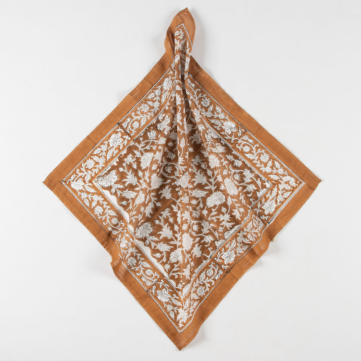 Beautiful Pure Cotton Hand Block Floral Printed Head Bandana