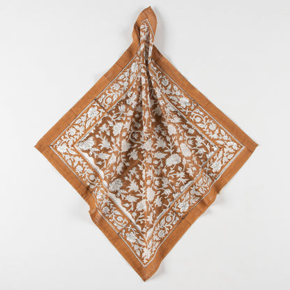 Beautiful Pure Cotton Hand Block Floral Printed Head Bandana