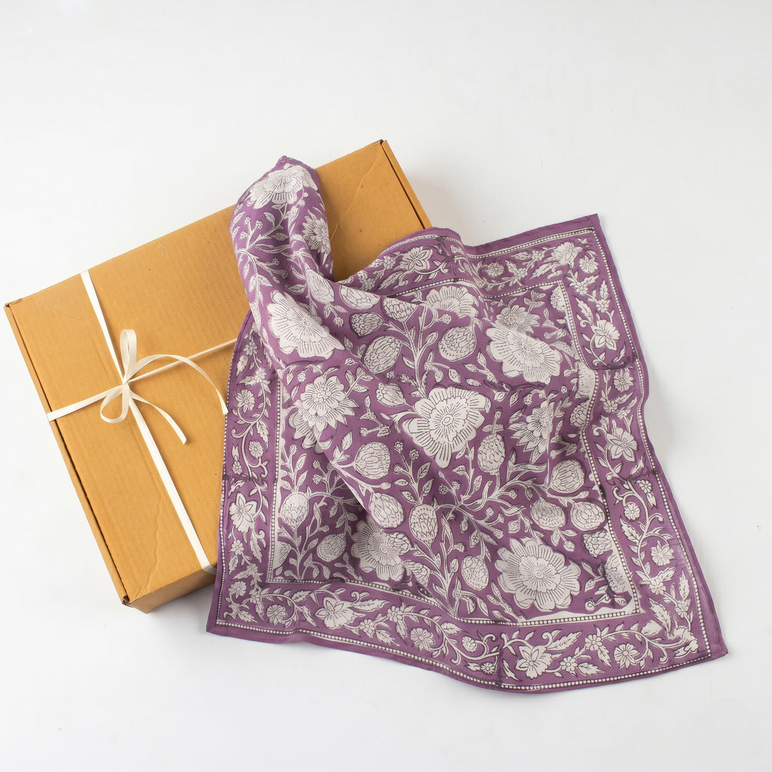 Floral Printed Breathable Cotton Hair Travel Bandana