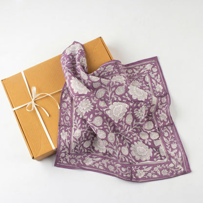 Floral Printed Breathable Cotton Hair Travel Bandana