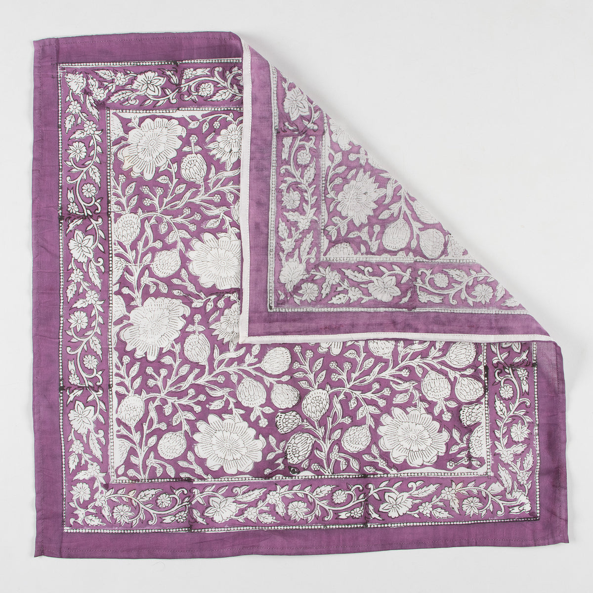 Floral Printed Breathable Cotton Hair Travel Bandana