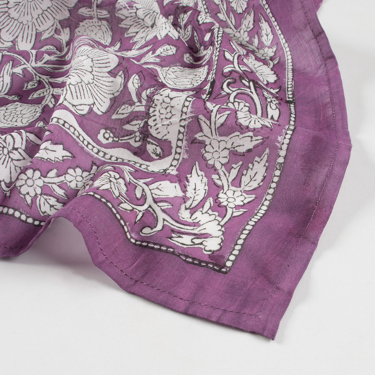 Floral Printed Breathable Cotton Hair Travel Bandana