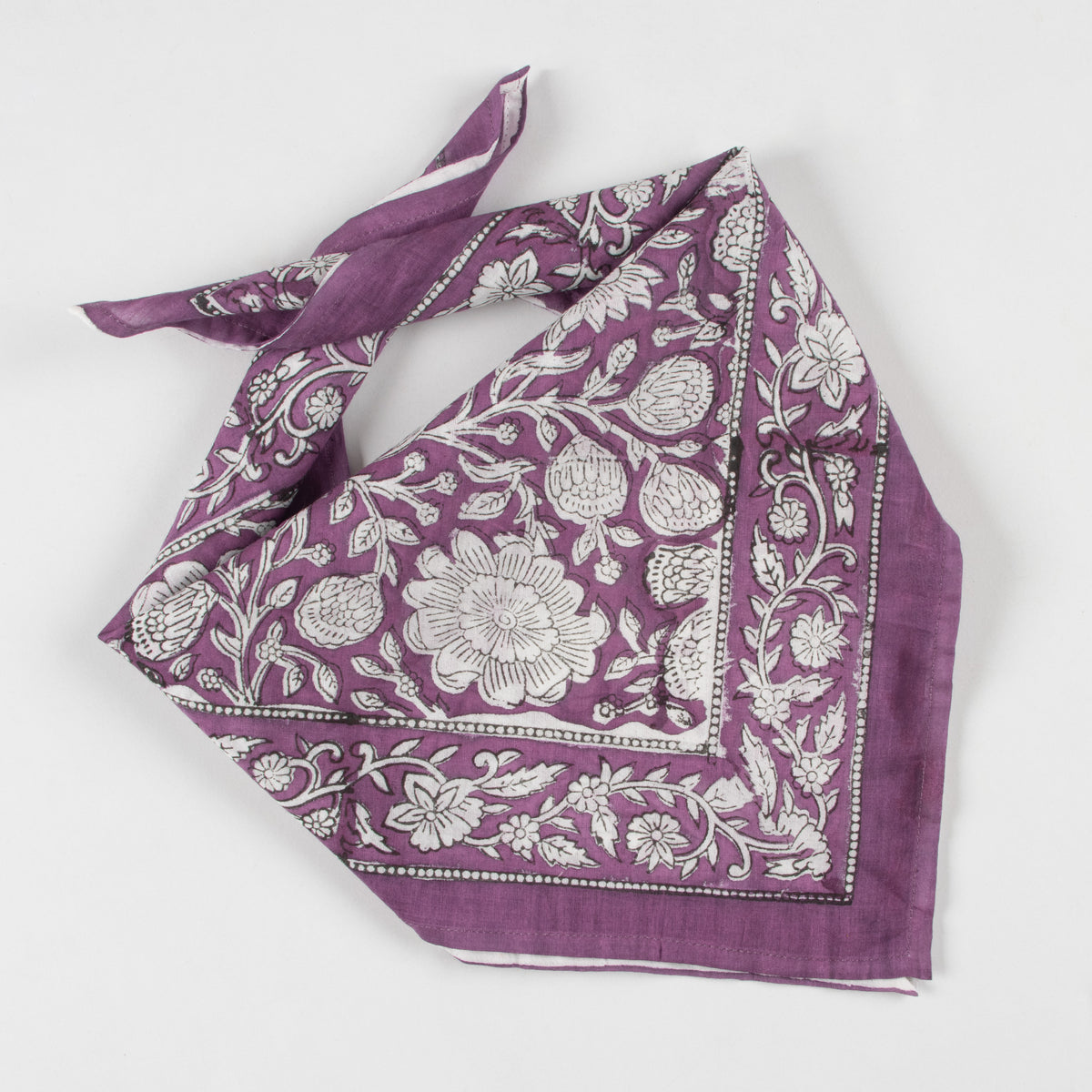 Floral Printed Breathable Cotton Hair Travel Bandana