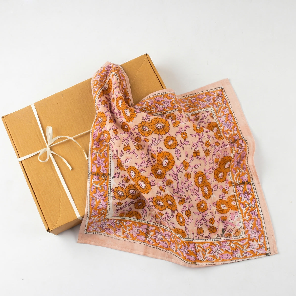 Floral Printed Cotton Hair Bandana For Men And Women