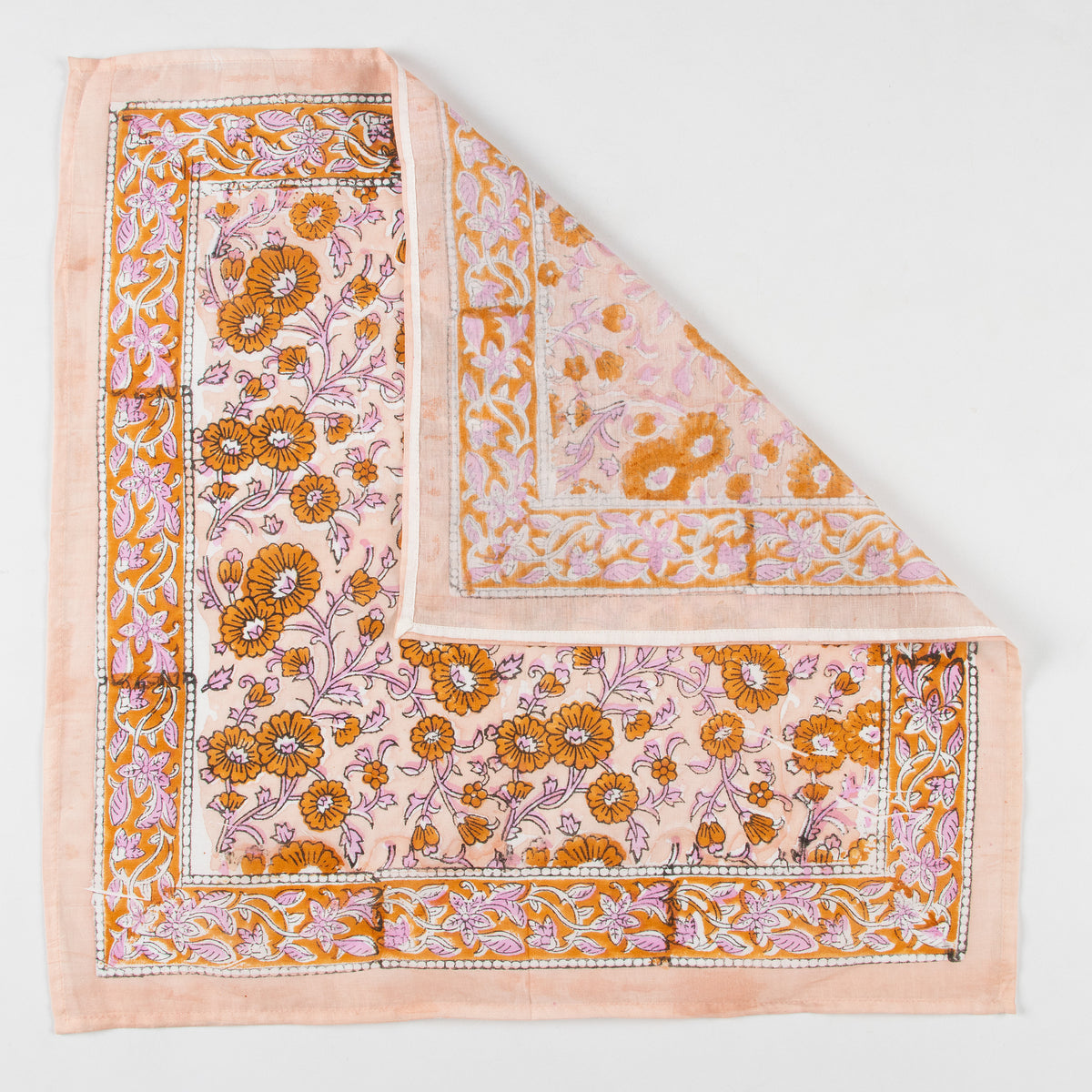 Floral Printed Cotton Hair Bandana For Men And Women