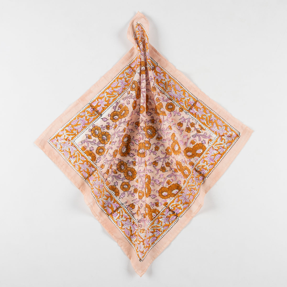 Floral Printed Cotton Hair Bandana For Men And Women