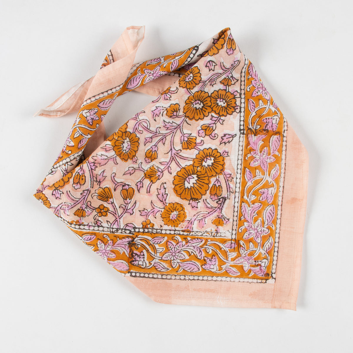 Floral Printed Cotton Hair Bandana For Men And Women