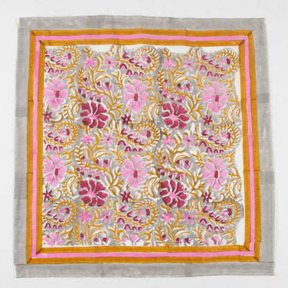 Hand Block Cotton Floral Printed Soft Travel Bandana