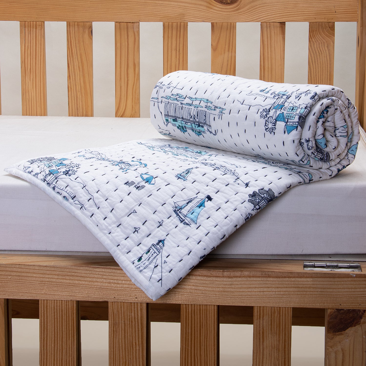 Luxury Muslin Blanket | Dohar | 100% Cotton | Breathable | Soft | Baby Quilt | Crib Blanket |Best Patterns| Newborn &amp; Toddler | Edition Boys &amp; Girls