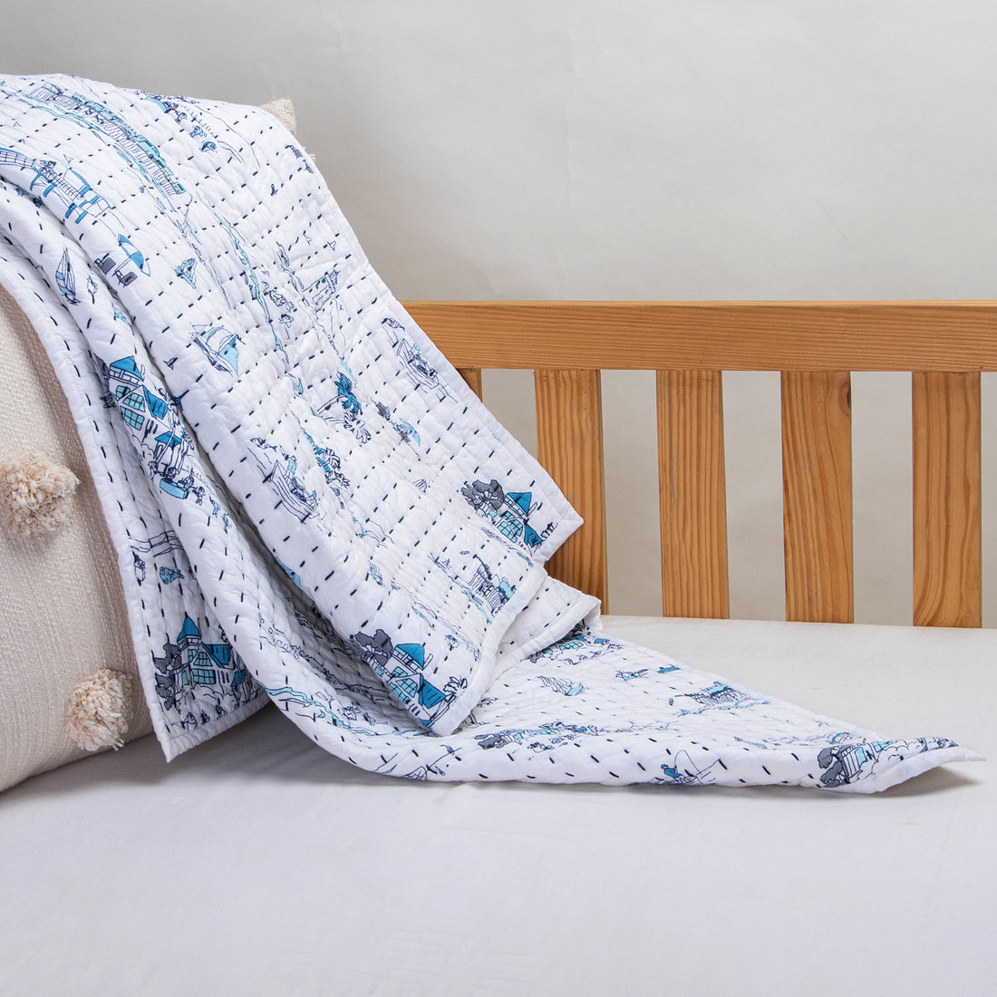 Luxury Muslin Blanket | Dohar | 100% Cotton | Breathable | Soft | Baby Quilt | Crib Blanket |Best Patterns| Newborn &amp; Toddler | Edition Boys &amp; Girls
