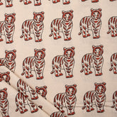 Bagru Animal Hand Block Printed Cotton Fabric
