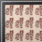 Bagru Animal Hand Block Printed Cotton Fabric