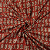 Bagru Fish Hand Block Printed Sewing Projects Fabric