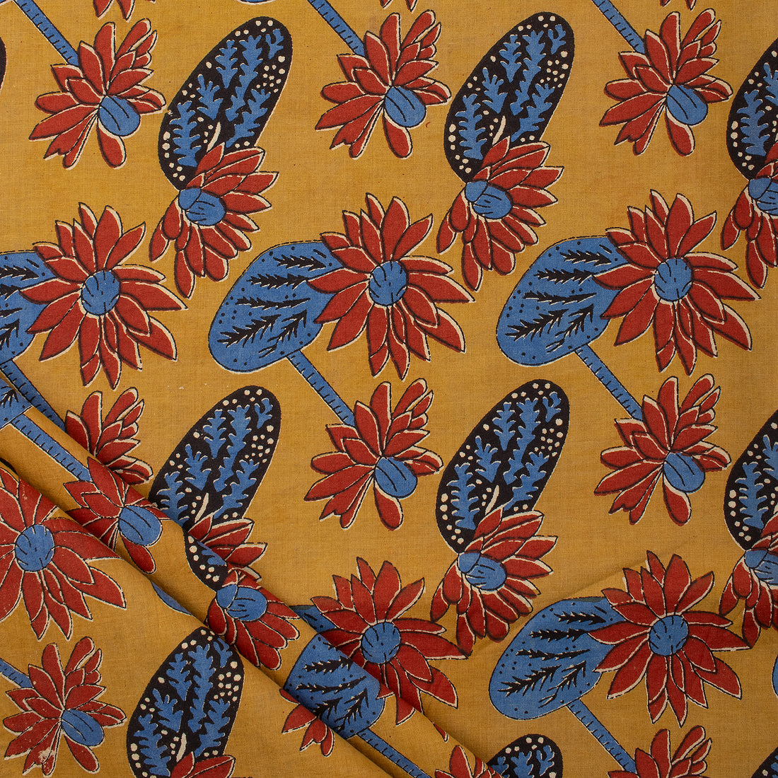 Bagru Hand Block Printed Cotton Fabric