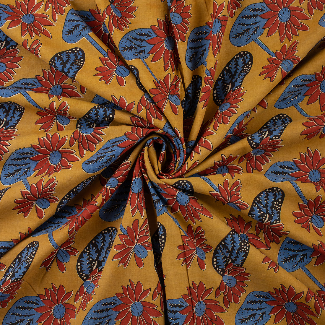 Bagru Hand Block Printed Cotton Fabric