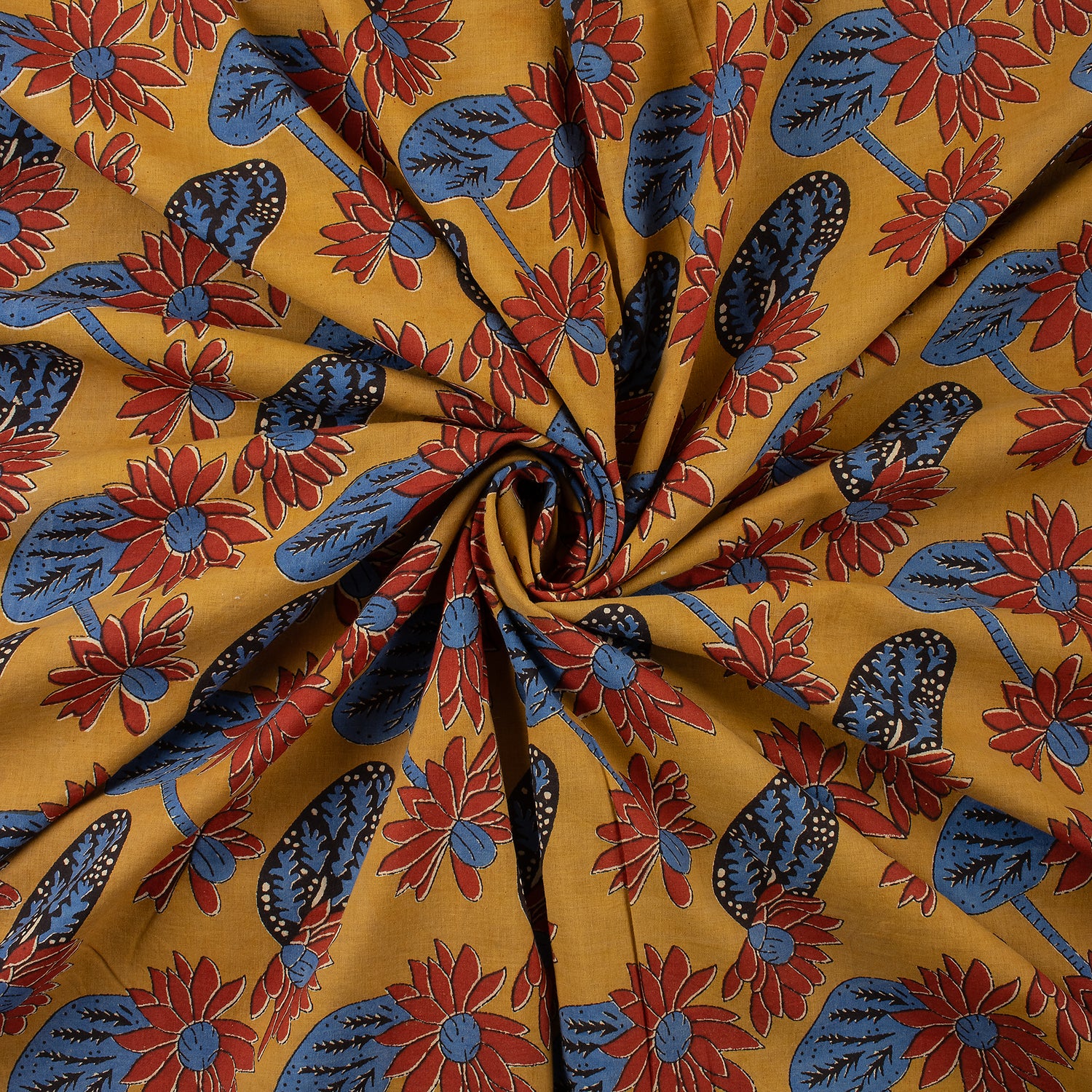 Bagru Hand Block Printed Cotton Fabric