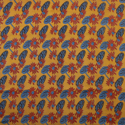 Bagru Hand Block Printed Cotton Fabric