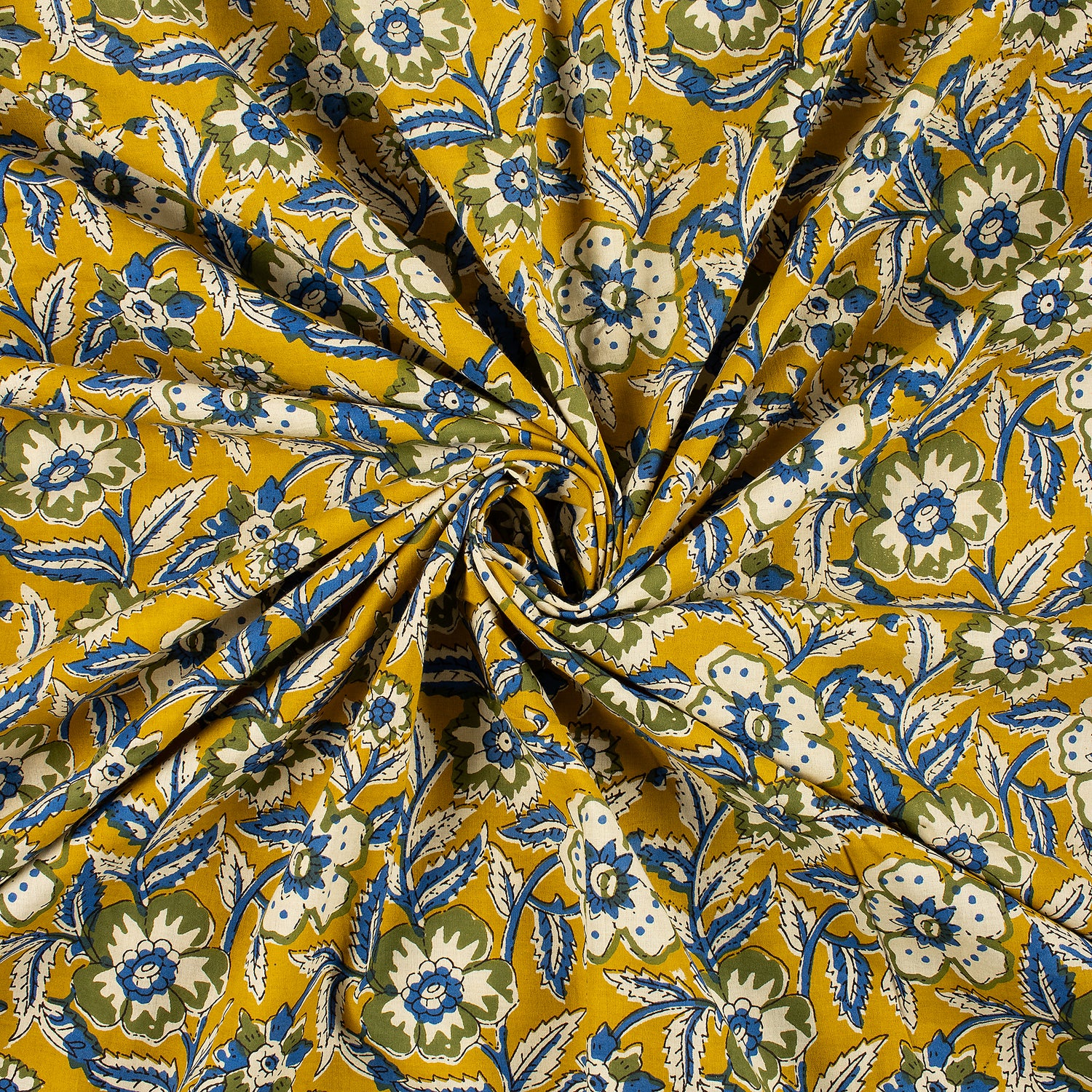 Bagru Hand Block Printed Sewing Cotton Fabric