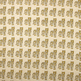 Bagru Organic Tiger Hand Block Printed Fabric
