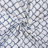 Beautiful Hand Block Blue Printed Cloth Material