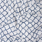 Beautiful Hand Block Blue Printed Cloth Material