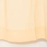 Beige Color Handmade Dining Room Cotton Curtains Set of 2