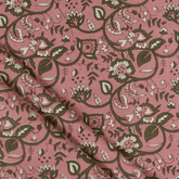 Best Floral Indian Hand Block Print Dabu Fabric