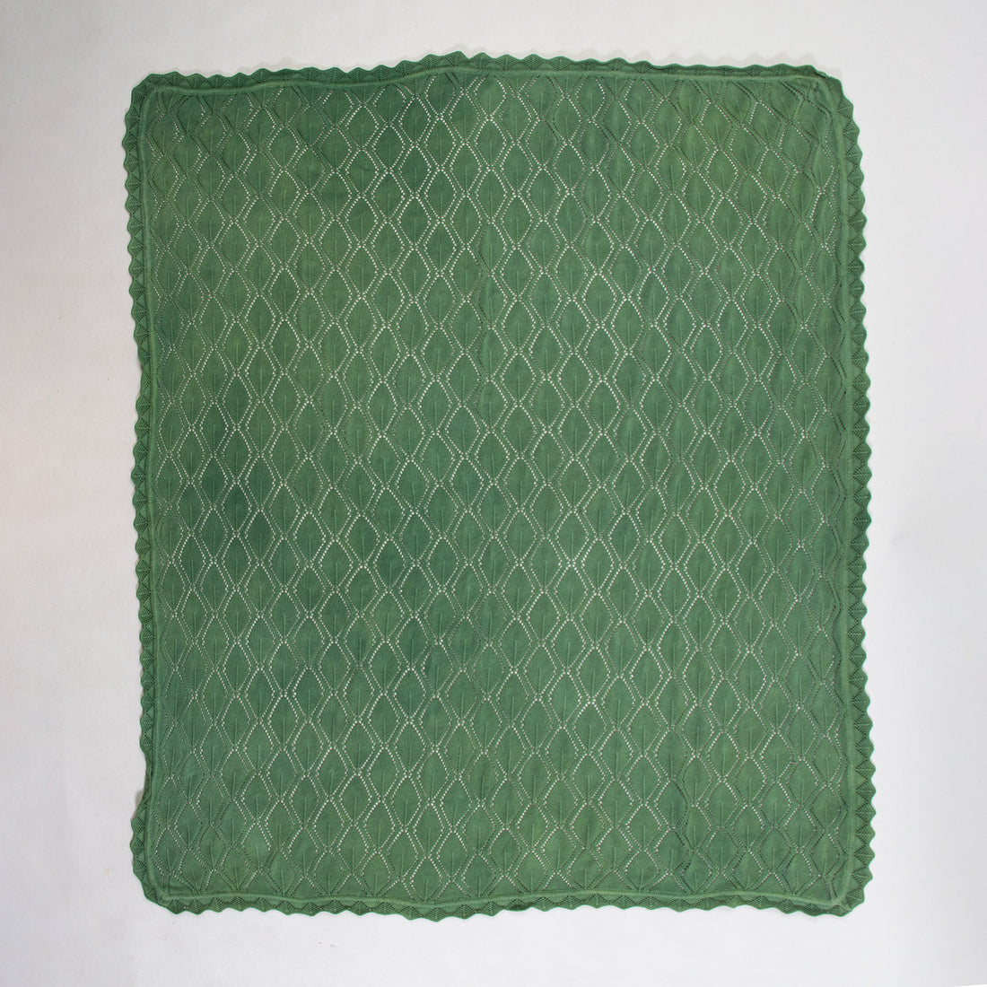 Best Green Knitted Natural Throw Blanket