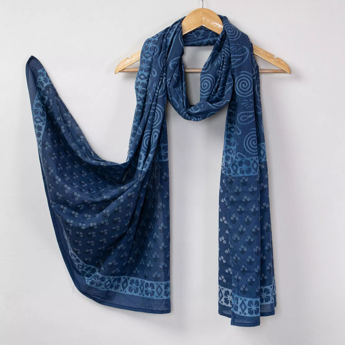 Best Indian Hand Block Printed Paisley Ladies Dupatta