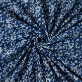 Best Quality Beautiful Jaipuri Floral Printed Indigo Blue Fabric