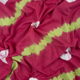 Best Red Cotton Tie Dye Shibori Fabric