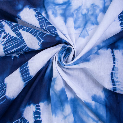 Best Shibori Blue Tie Dye Hanmade Fabric